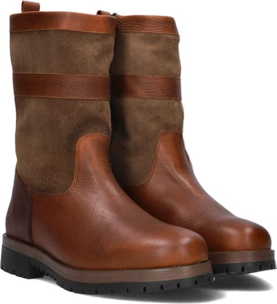 Mazzeltov Mario-32 Enkelboots - Enkellaarsjes - Heren - Bruin - Maat 40