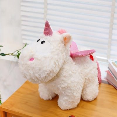 30cm Roze Eenhoorn Met Vleugel Schattig Pluche Speelgoed Kussen Slaappop Dier Paard Speelgoed Kalmeert Kind Verjaardag Creatieve Cadeaus
