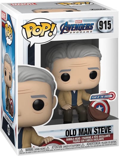 Marvel 80th Anniversary Old Man Steve POP! Vinyl Figure - 9 cm