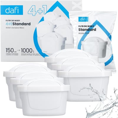 Dafi Unimax Waterfilter Cartridge – 6 Stuks – Waterfilterpatronen voor Kraanwater – Geschikt voor Dafi en Brita Waterfilterkan