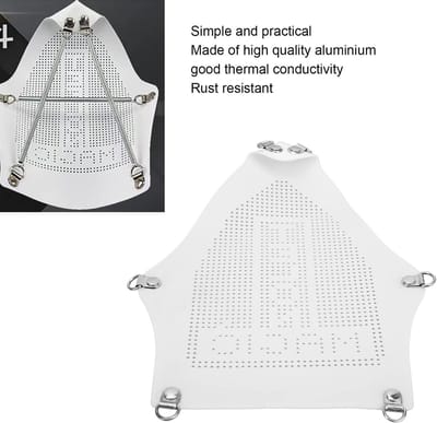Dailygoods- Schoendekking Aluminium - Strijkplaat Bescherming - Strijkhulp - Naaien - IJzeren Plaatdekking - Duurzaam Materiaal - Strijkhoes