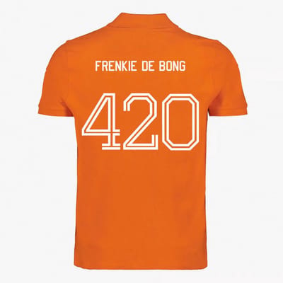 Oranje WK-EK Polo Shirt – Frenkie De Bong XS