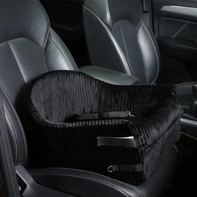 Housse de siège de voiture confortable pour chien et chat, sac de transport de sécurité pour siège de voiture, lits pour chien, lavable, voyage, coussin pour chien 50x40x32cm black
