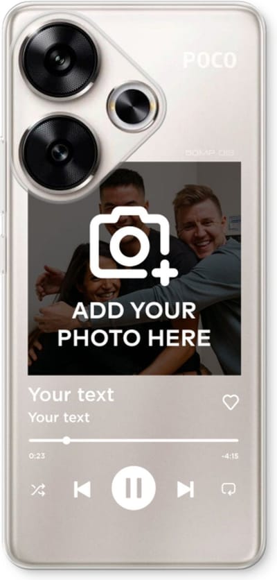 Gepersonaliseerd - Case Company® - Hoesje geschikt voor Xiaomi Poco F6 hoesje - Music Player - Soft Cover Telefoonhoesje - Bescherming aan alle Kanten en Schermrand
