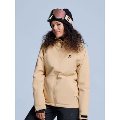 Poederbaas Ski-jas Dames - Arctic 2L Insulated - Warm Sand - Maat S