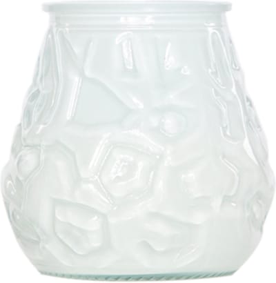 Cosy & Trendy mini lowboy tafelkaars - wit - 17 Branduren - 7 cm - kaars