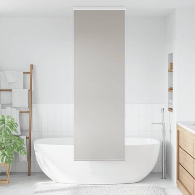 vidaXL - Doucherolgordijn - met - cassette - 80x240 - cm - stofbreedte - 76 - cm