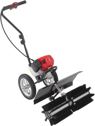 Sneeuwblazer - Veegmachine benzine - Trottoirs reinigen - 60 cm veegbreedte - 17 pk - Zwart