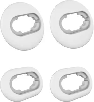 Ibley ComfortFit siliconen tips voor Galaxy buds Live Wit - Siliconen Earplug - S/L formaat - 2 paar - 2 maten