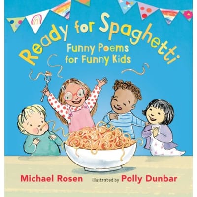 Klaar voor Spaghetti Grappige Gedichten voor Grappige Kinderen door Michael Rosen Hardcover Boek 9781406377644