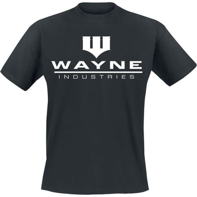 Batman T-shirt - Wayne Industries - S tot L - voor Mannen - zwart