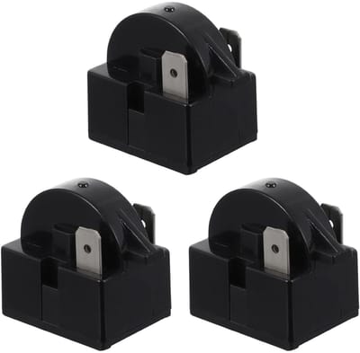 Koelkast Starter Relais - Vriezer Onderdeel - Compressor Reparatie - Hoge Duurzaamheid - 27 x 27 x 20 mm - Zwart