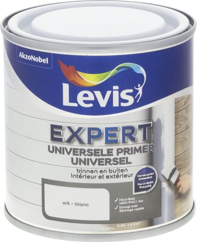 Levis - Expert Universele Primer Binnen En Buiten - Wit - 0,25 L