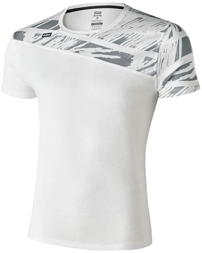 42k Running Nature T-shirt Met Korte Mouwen Wit 2XL Man