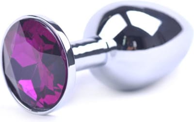 ButtPlug Metallic Paars - Ideaal voor beginners - Dildo - Stimulerend voor vrouwen - Stimulerend voor mannen - Spannend voor koppels - Sex speeltjes - Sex toys - Erotiek - Bondage - Sexspelletjes voor mannen en vrouwen - Seksspeeltjes