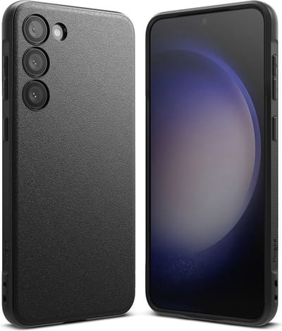 Ringke Onyx Hoesje Geschikt voor Samsung Galaxy S23 Flexibel TPU Back Cover Zwart