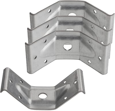 4 x tafelpootbeslag 50 x 100 mm voor verbindingen van frames en tafelpoten