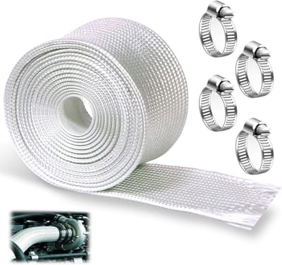 Verlengde uitlaatslang 25 mm voor staande verwarming, 500 cm hittebestendige slang voor noodgenerator, isolatieslang voor verwarmingssystemen en kachels
