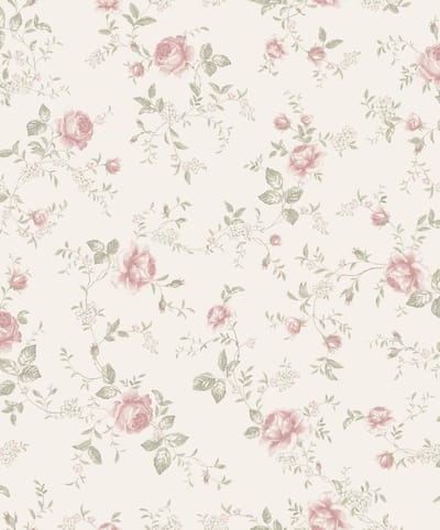 Boråstapeter Vliesbehang 6928 - Newbie2 - Bloemen Wit - 53cm x 10.05m