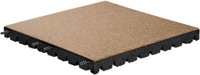 Granuflex Rubber tegel met pen- en gat verbinding EPDM - Beige - 50x50 cm – 55mm