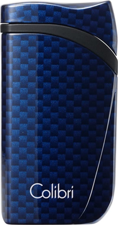 Colibri Single Flame Falcon Carbon Fiber Blue