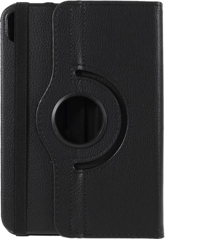 Arara Hoes Geschikt voor iPad Mini 6 (6e generatie) (2021) draaibare hoes - bookcase - Zwart