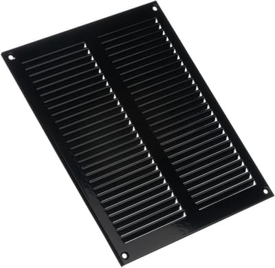 Ventilatierooster 200x250mm met Insectenhor - Metalen Rooster voor Wand of Deur