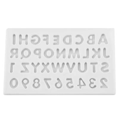Dailygoods- Siliconen Mal - 3D Letters Vorm - Taart/Chocolade Vormen - Decoreren Gereedschap - Voedselveilige Silicone - Afmetingen 10,5x6,5x0,8 cm - Bakvorm