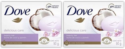 Dove Zeep Cocos & Jasmijnblaadjes 2 x 90 Gram