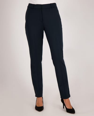 Je m'appelle Travelstof Dames Broek Regular fit Met stretch - Blauw - Maat L