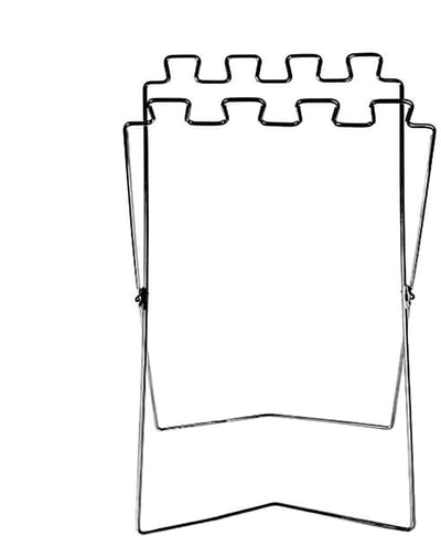 Vuilniszakstandaard - Afvalhouder Opvouwbaar - Afval Beheren - Robuust Stevig Frame - 56 x 32 cm - Zwart