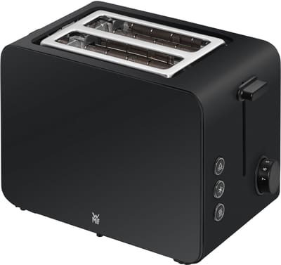 WMF Stelio 0414210071 - Broodrooster - Deep Black - 2 Sneden - Instelbare Bruiningsgraad - Compact
