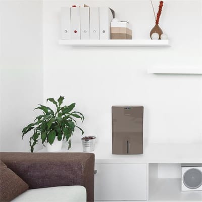 Klarstein Drybest 2000 2G Luchtontvochtiger - 700 ml/dag ruimteontvochtiger, Dehumidifier met 70 W opgenomen vermogen, 0,7L watertank, automatische uitschakeling, Bedrijfs-LEDs, stil, grijs