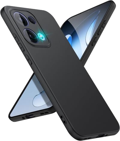 Zwart Dun TPU Hoesje Geschikt voor Oppo Reno 13 | Back Cover | Lichtgewicht | Ultra Dun | Flexibel | Zacht
