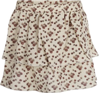 No Way Monday meisjesrok met bloemetjes Creme maat 134
