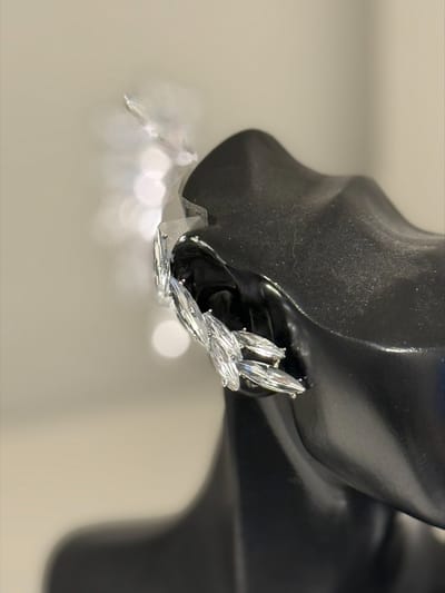 Strass oormanchet || Make up | Parfum | Moederdag | Verjaardagscadeau| Cadeautje| Valentijnsdag| Kado | sieraden | vaderdag | oorbellen | oorsieraden