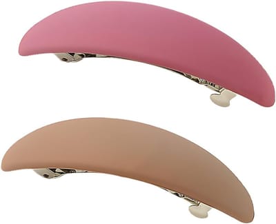 Dunne Automatische Grote Matte Haarspelden voor Vrouwen en Meisjes - Perfect voor Casual en Formele Stijlen