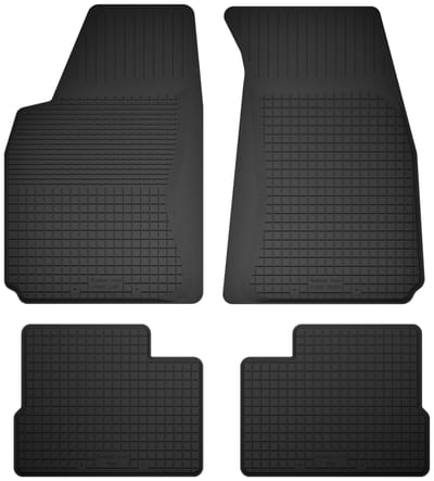 Wielganizator BasicProtect Serie - Rubber Automatten - 1,5 cm Rand - 4 Stuks - Anti-slip