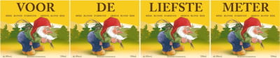 La Chouffe Bier etiketten - Voor de liefste meter - Meter Cadeau - Waterafstotende Vinyl bier stickers
