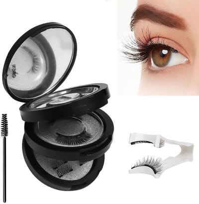 Magnetische Nepwimpers - Nepwimpers - met Applicator - Herbruikbaar - 16 Stuks - Zwart Doos