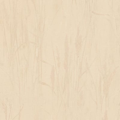 Natuur behang Profhome 790944-GU vliesbehang licht gestructureerd met bloemmotief mat ivoor beigebruin pastelgeel 5,33 m2