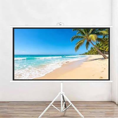 Projectiescherm - Filmscherm - Thuisbioscoop creëren - Kreukvrij glasvezel - 40 inch 16:9 - Wit