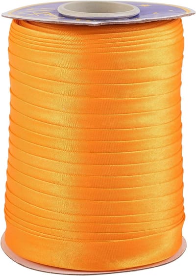 73 Yards Gouden Dubbelgevouwen Bias Binding Tape 5/8 Inch Polyester Satijnlint voor Kledingmaken en Naaien