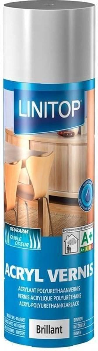 Acryl Vernis Spray - Vernis acrylique en aérosol - Linitop