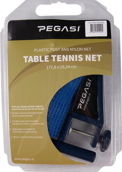 Pegasi Tafeltennis Net set Basic - Ping pong netje - Officiële afmetingen