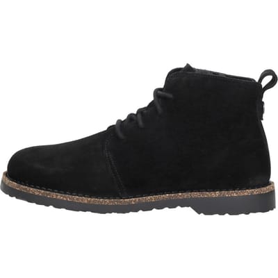 Birkenstock - UPPSALA CHUKKA SHEARLING SUEDE - Hoge sneakersHoge sneakersVeterbootsDames veterschoenenDames sneakersVrije tijd half-hoogHalf-hoge schoenenHeren veterschoenHeren sneakers - Kleur: Zwart - Maat: 39
