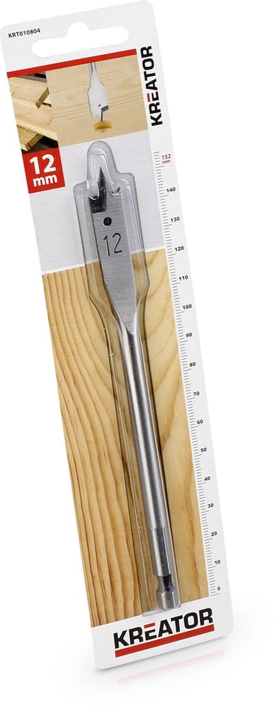 Kreator Speedboor voor hout KRT010804 - Ø 12 mm - Lengte 152 mm - Gereedschap