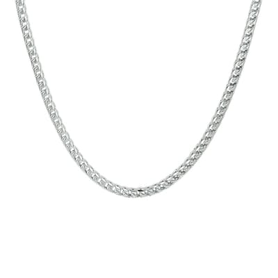 Gourmette 3,0 Mm Zilver Gerhodineerd