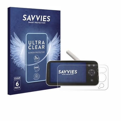 Savvies - Screenprotector voor Philips Avent SCD973/26 - Folie Beschermfolie transparant 6 Stuks