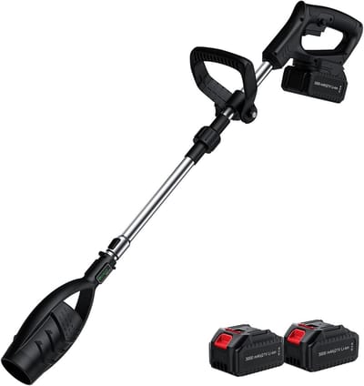 Elektrische Bladblazer - Accu Bladblazer - Gazon Onderhoud - Krachtige Koperen Motor - 48 x 18 x 12 cm